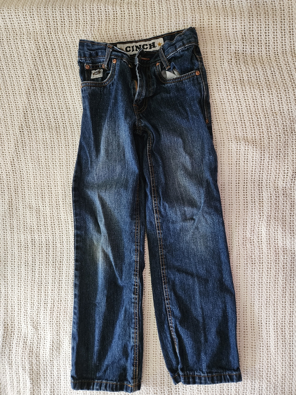 Cinch Kid's Dark Blue Denim Jeans